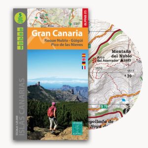 Mapa de Gran Canaria para Senderismo